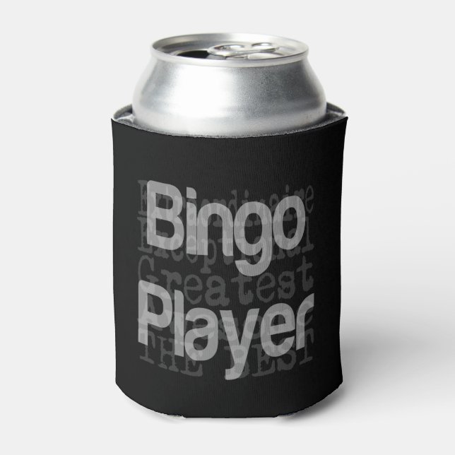 Bingo Player Extraordinaire Can Cooler (Can Front)