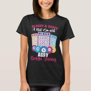 Bingo Player Gambling Lottery Bingo Card Bingo Que T-Shirt
