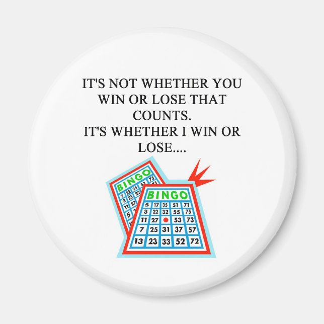 bingo player gifts magnet (Front)
