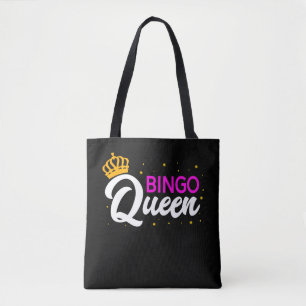 Bingo Player Grandma Wife Bingo Gambling Tote Bag
