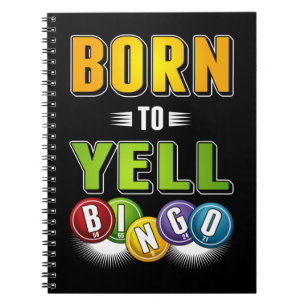 Bingo Player Humour Men Women Funny Bingo Notebook