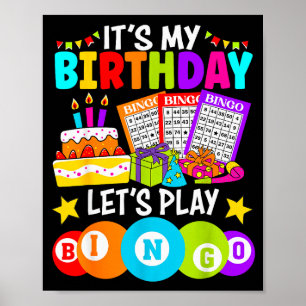 Bingo Player It's My Birthday Let's Play Bingo Xma Poster