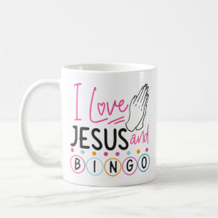 Bingo Player Jesus Faith Christian I Love Jesus An Coffee Mug