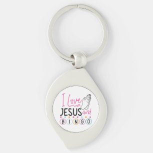 Bingo Player Jesus Faith Christian I Love Jesus An Key Ring