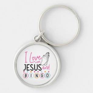 Bingo Player Jesus Faith Christian I Love Jesus An Key Ring