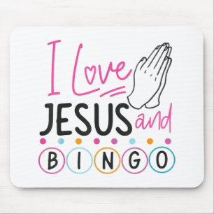 Bingo Player Jesus Faith Christian I Love Jesus An Mouse Mat