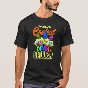 Bingo Player Lottery Gambling Bingo Caller Bingo T-Shirt