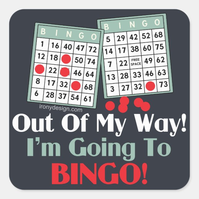 Bingo Players Square Sticker (Front)