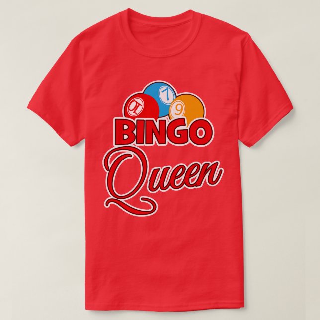 Bingo Queen T-Shirt (Design Front)
