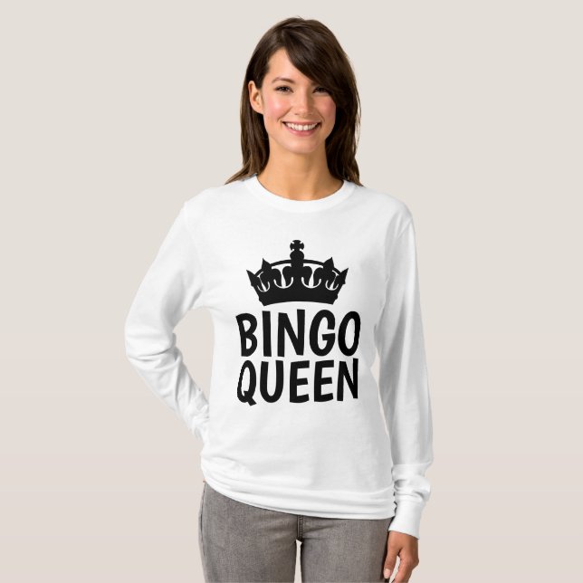 BINGO QUEEN T-shirts & sweatshirts (Front Full)