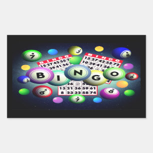Bingo     rectangular sticker