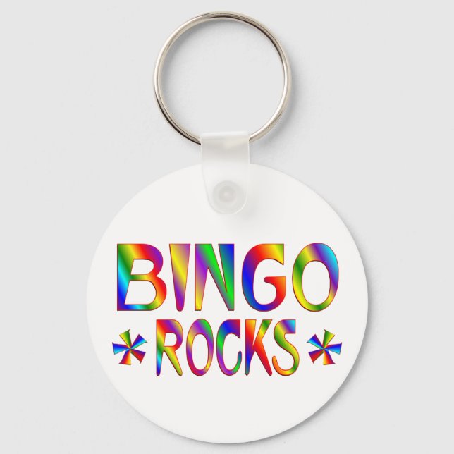 BINGO Rocks Key Ring (Front)