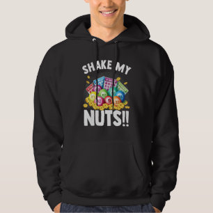 Bingo Shake Casino Gambling Grandpa Lottery Dauber Hoodie