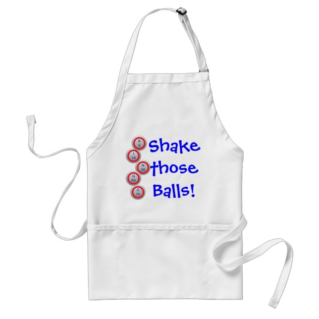 Bingo! Shake those Balls! Standard Apron (Front)