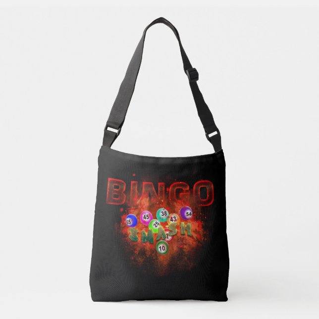 Bingo Smash Red Crossbody Bag (Front)