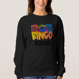 Bingo Squad  Lucky Game Lottery  Kids Men Women Sweatshirt