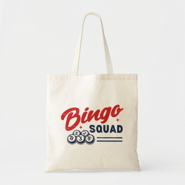 Bingo Squad Tote Bag (Front)