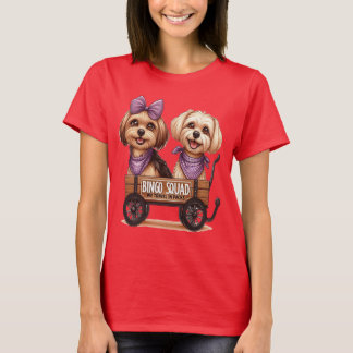 Bingo Squad Tshirt with Two Cute Dogs