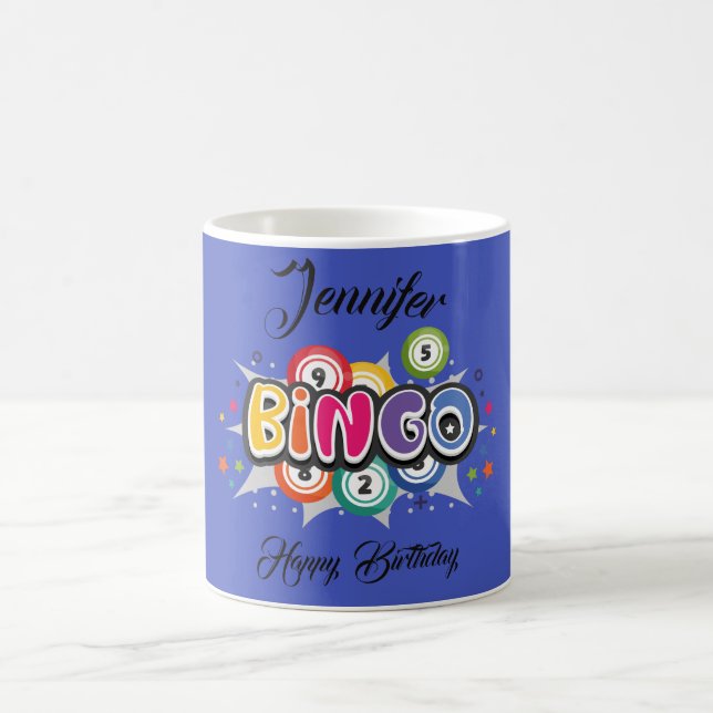BINGO themed birthday  Coffee Mug (Center)