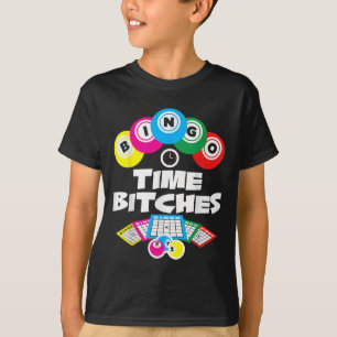 Bingo Time Es Funny Bingo Player Game Lover Gift H T-Shirt