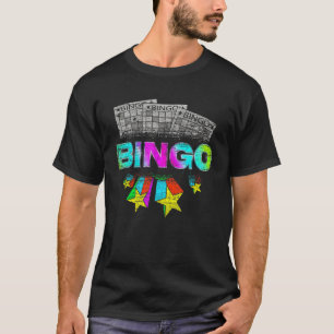 Bingo Winner Lottery Bingo Player Lotto Colourful T-Shirt