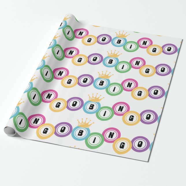 Bingo Wrapping Paper (Unrolled)