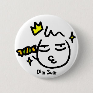 binh, Dim Sum 6 Cm Round Badge