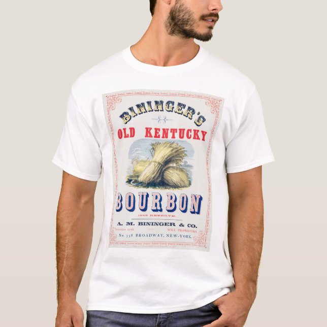 Bininger's Old Kentucky Bourbon 1849 Reserve. T-Shirt (Front)