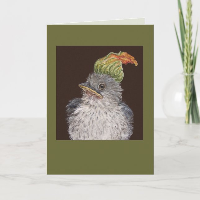 Binks the baby mockingbird card (Front)