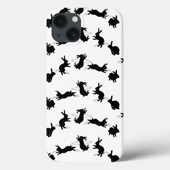 Binky Bunnies iPad Mini Case (Choose Colour) (Back)