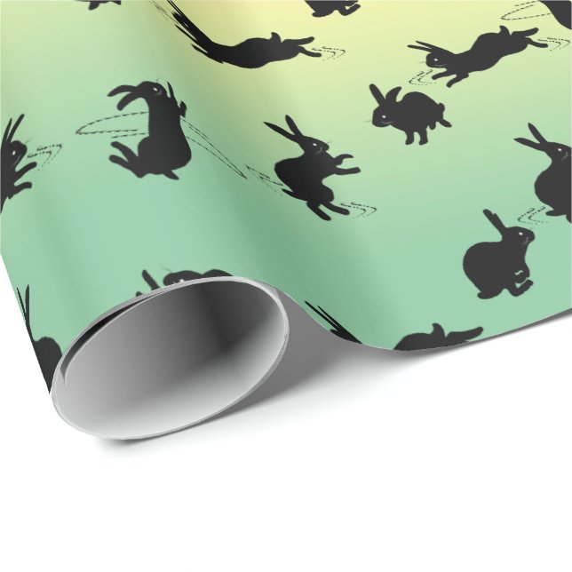 Binky Bunnies Wrapping Paper (Rainbow) (Roll Corner)