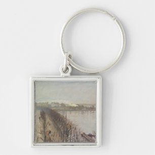 Binnenalster and Neuer Junfernstieg in Hamburg Key Ring