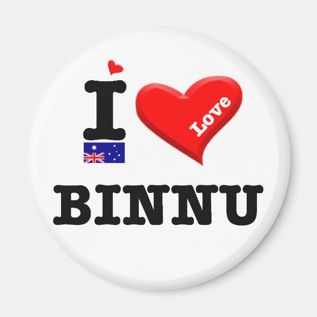 BINNU - I Love Magnet (Front)