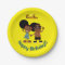 Bino and Fino Birthday Party Plate Yellow