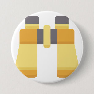 Binoculars 7.5 Cm Round Badge