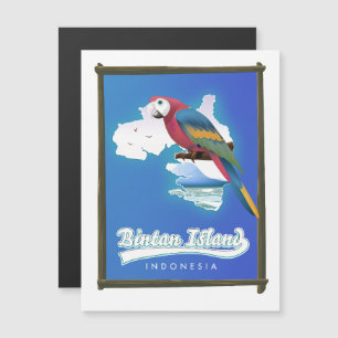 Bintan island Indonesia travel map