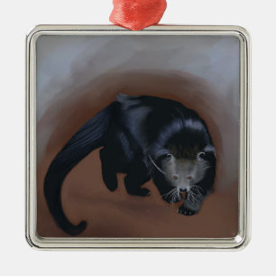 Binturong Metal Tree Decoration