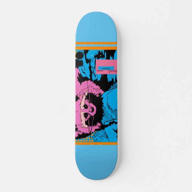 Binturong on a Deck by Frank Louis Allen,  Racoon Skateboard (Front)