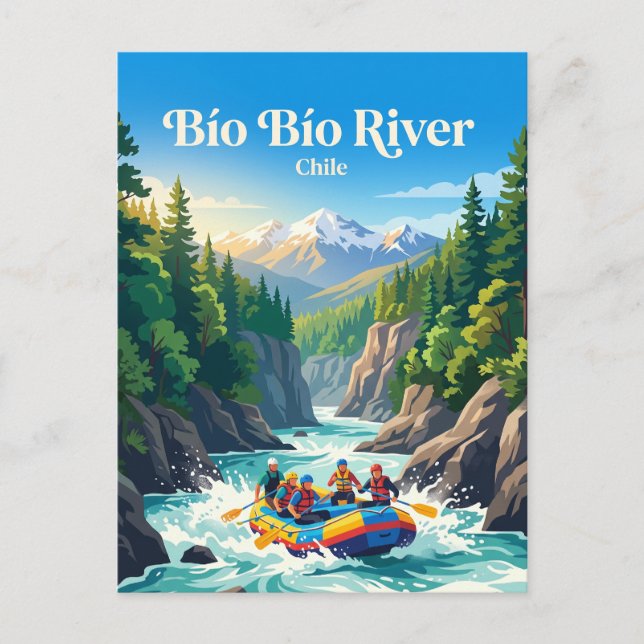 Bío Bío River Chile Postcard (Front)
