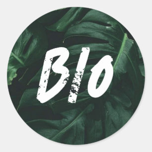 Bio Classic Round Sticker