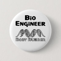 Bio Engineer Body Builder Ceramic Ornament