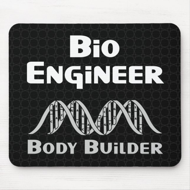 Bio Engineer Body Builder Mouse Mat (Front)