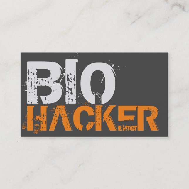 Bio Hacker Business Cards (Front)