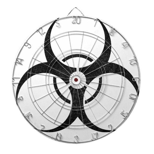 Bio-hazard logo dartboard (Front)