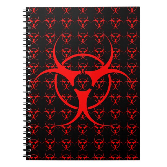 Bio-hazard Notebook Biohazard Sketch Pad Journal (Front)