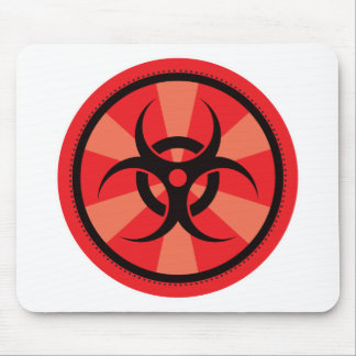 Bio-Hazard - Red Mouse Mat
