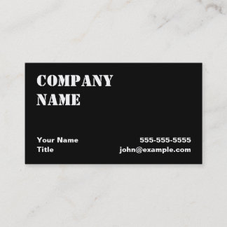 Bio-hazard Skull with Guns Business Card
