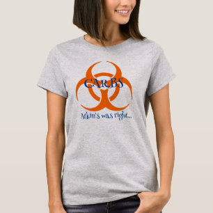 Bio Hazard Symbol with Carbs T-Shirt