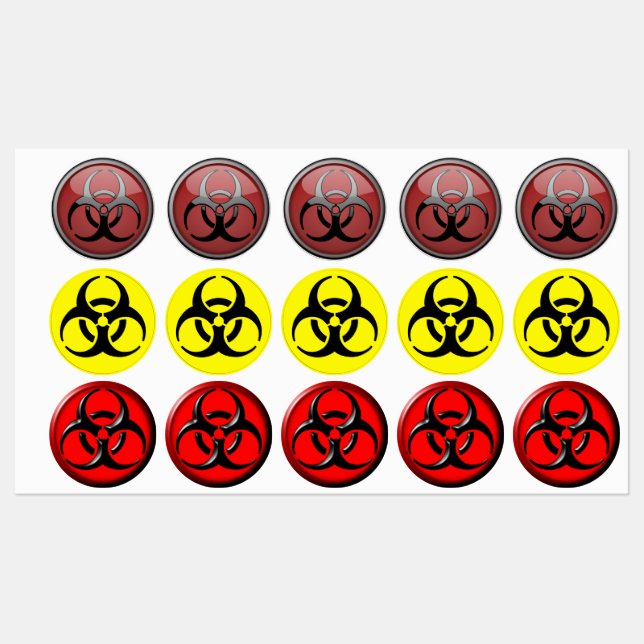 Bio Hazard Symbols (Sheet)