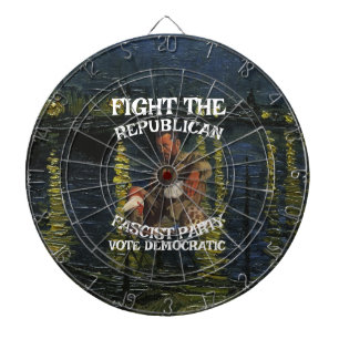 BIO HAZARD TRUMPS TL WT HG HEALTH CARE HEALTHCARE DARTBOARD